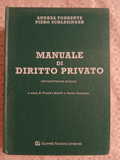 Manuale diritto privato usato  San Martino Dall Argine