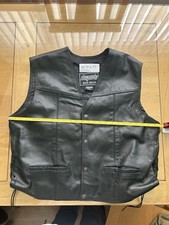 Leather waistcoat. 5xl for sale  UK