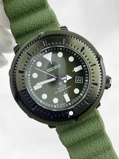 SEIKO PROSPEX Mergulho Solar SNE535P1 Verde Cáqui Pulseira de Silicone 200M Impermeável comprar usado  Enviando para Brazil