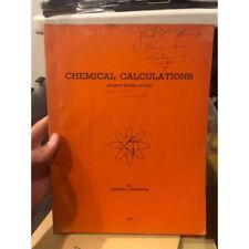 Chemical Calculations Textbook by George I. Sackheim Chemistry 1960 comprar usado  Enviando para Brazil