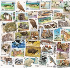 100 briefmarken tiere gebraucht kaufen  Bretzfeld