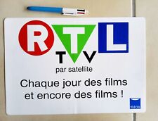 Autocollant publicitaire rtl d'occasion  Francheville