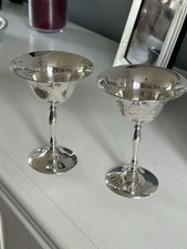 Silver plated pair for sale  NORTHAMPTON