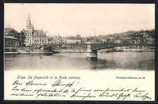 Old postcard liége d'occasion  Expédié en Belgium