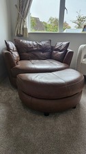 Tan leather cuddle for sale  READING