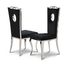 Krzesło glamour Luxury Black krzesło tapicerowane czarne na sprzedaż Krzesło glamour Luxury Black krzesło tapicerowane czarne na sprzedaż  PL