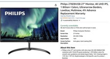 Phillips inch uhd for sale  San Francisco