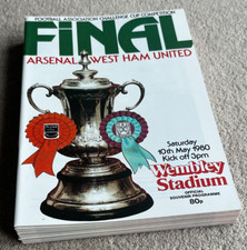 1980 cup final for sale  NEWMARKET