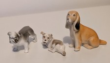 Porcelain dog figures for sale  LONDON