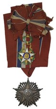 MEDALLA ORIGINAL PARAGUAY ORDEN DEL MÉRITO PECHO ESTRELLA Y CUELLO INSIGNIA GRAN OFICIAL segunda mano  Embacar hacia Mexico
