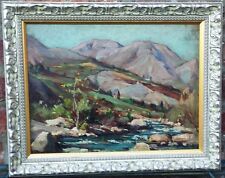 Paysage montagne huile d'occasion  Issoudun