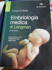 Embriologia medica langman usato  Trevenzuolo