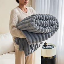 Large ribbed faux for sale  MANCHESTER