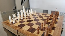 Vintage hand carved for sale  Damascus