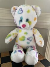 white hearts bear teddy for sale  Myrtle Beach