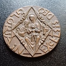 Medaglia bronzo votiva usato  Riolo Terme