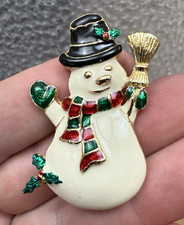 Vintage snowman brooch for sale  Wauzeka