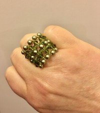 Ravissante bague artisanale d'occasion  Angers-