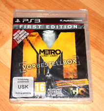 Metro Last Light lacrado alemão raro caixa de pré-venda PS3 Xbox One sem jogo incluído comprar usado  Enviando para Brazil