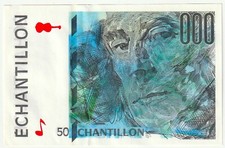 Superbe billet echantillon d'occasion  Brou