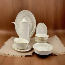 Noritake Golden Tide redemoinhos dourados, cafeteira/creme/jantar/salada e muito mais comprar usado  Enviando para Brazil