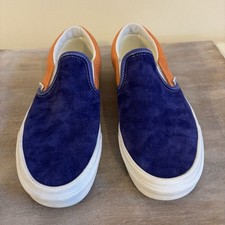 Tênis VANS Classic Slip-On Feminino 9.5 Masculino 8 Azul Royal Apricot Bluff comprar usado  Enviando para Brazil