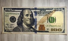 Tapete corredor Big Money nota de 100 dólares 22” x 53” área tapete decoração piso para casa comprar usado  Enviando para Brazil