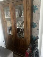 Solid oak display for sale  LEEDS