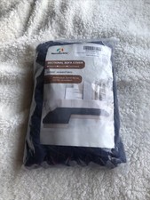 Sofá jacquard grande capa de assento duplo 1 peça para sala de estar azul marinho comprar usado  Enviando para Brazil