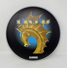 Kansas (Banda) “Seahorse” Drumhead 12" Drum Skin By Evans Tour Merch Classic Rock comprar usado  Enviando para Brazil