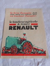 Brochure tracteur ancienne d'occasion  Bais