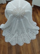 Hand crochet white for sale  WASHINGTON