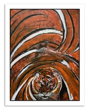Tiger wall art for sale  LONDON