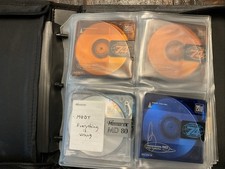 10 MiniDisc Graváveis Sony Áudio Digital MD 74 80 Mini Disco JAPÃO com Estojo comprar usado  Enviando para Brazil