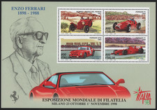 Foglietto enzo ferrari usato  Italia