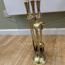 Brass effect fire for sale  EPSOM