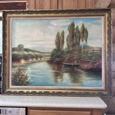 Landscape oil painting for sale  Capac