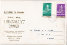 1966 zambia fdc for sale  WORKSOP