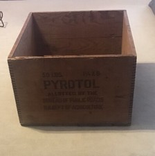 Vintage wood explosives for sale  Elberta
