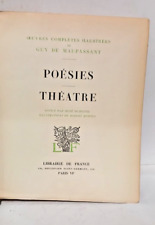 Guy maupassant poésie d'occasion  Paris IX