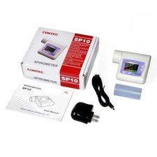 Usado, Espirômetro Digital CONTEC SP10 FVC FEV1 PEF, Tela Colorida, Software para PC comprar usado  Enviando para Brazil