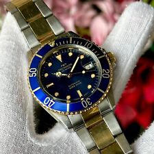 Vintage Technos Sub Super Diver 200m Relógio Masculino Automático Fabricado na Suíça 14733 comprar usado  Enviando para Brazil