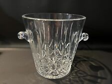 Balde de gelo/refrigerador de vinho grande olímpico de cristal bloco, 8 1/4" de diâmetro, 8 1/2" de altura comprar usado  Enviando para Brazil