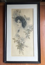 Vtg portrait print for sale  North East