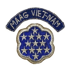 Corrente de remendo costurada para teatro da Guerra do Vietnã feita MAAG Viet-Nam Advisor comprar usado  Enviando para Brazil