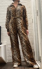 Leopard print jumpsuit for sale  MILTON KEYNES
