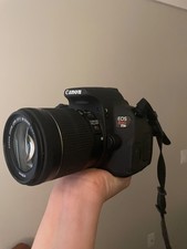 Câmera Digital SLR Canon EOS Rebel T5i / EOS 700D 18.0MP - Preta (Kit com IS STM comprar usado Câmera Digital SLR Canon EOS Rebel T5i / EOS 700D 18.0MP - Preta (Kit com IS STM comprar usado  Enviando para Brazil