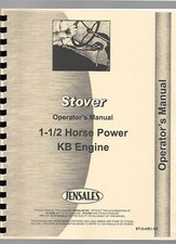 Usado, Stover KB 1-1/2 HP Operadores de Motor Manual Catálogo de Peças 1924 comprar usado  Enviando para Brazil