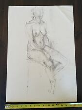 Seated female nude for sale  Newark