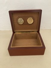 Wooden cigar humidor for sale  EDINBURGH